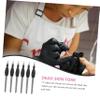 Beaupretty 36pcs Dual-use Stainless Steel Nail File Dead Skin Pusher Fork Professional Manicure Tools for Cuticle Trimming Nail Care Black view 4