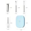 4-in-1 Nail Care Set with Storage Case - Stainless Steel Nail Clippers, Cuticle Fork, Ear Pick, and Nail File - Travel Nail Cutter Kit for Men and Women - Pink view 3