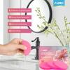 AIDEA 96Count Compressed Facial Sponges Pink, Round Face Sponges for Cleansing, Natural Cellulose Cosmetic Spa Sponges for Washing Face, Exfoliating, Makeup Removal, Travel Essentials for Women view 4