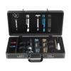 Salon Barber Cases for Clippers Barber Tool Box Organizer Hair Stylist Tool Kits Portable Barber Travel Carrying Case Tool Box w/3-Digit Security Lock view 1
