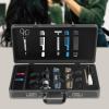 Salon Barber Cases for Clippers Barber Tool Box Organizer Hair Stylist Tool Kits Portable Barber Travel Carrying Case Tool Box w/3-Digit Security Lock view 4