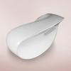 Bath Pillow Bathtub Pillow, Bathtub Pillow Silicone Pillow, Bathroom Pillow, Home Bath Pillow, Bathtub Pillow Featuring Total Support, Neck and Back Waterproof Bath Pillow Non Slip Bath Pillow,White view 2