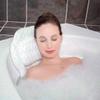 Bath Pillow Bathtub Pillow, Bath Pillow Bath Pillow, Ergonomic Bath Tub Pillow Rest for Tub Neck and Back Support 3D Air Mesh Breathable Bath Accessories Powerful Suction Cups for Women Men Spa Pillow view 1