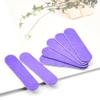100PCS Mini Emery Boards Disposable Nail File Purple Nail Files Buffers Lot Manicure Tool Set Nail File for Natural Nails Home Salon Use view 3