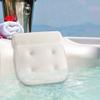XIUKANGNB Bath Pillow Bathtub Pillow, Bathtub Pillows Bathtub Accessories, Bathtub Anti-Slip Cushion Cushion Headrest, Neck and Back Waterproof Bath Pillow Non Slip Bath Pillow, 36*36*10 cm, White view 1