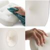 XIUKANGNB Bath Pillow Bathtub Pillow, Bathtub Pillows Bathtub Accessories, Bathtub Anti-Slip Cushion Cushion Headrest, Neck and Back Waterproof Bath Pillow Non Slip Bath Pillow, 36*36*10 cm, White view 2