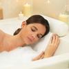 XIUKANGNB Bath Pillow Bathtub Pillow, Bathtub Pillows Bathtub Accessories, Bathtub Anti-Slip Cushion Cushion Headrest, Neck and Back Waterproof Bath Pillow Non Slip Bath Pillow, 36*36*10 cm, White view 4