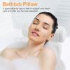 Bath Pillow Bathtub Pillow, Bath Pillow Comfort Bath Pillow, 3D Mesh Bathtub Spa Cushion Waterproof Headrest with Non-Slip Strong Suction Cups for Cushion Head Neck Shoulder and Back Support Bath Cush view 2