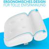 Bath Pillow Bathtub Pillow, Bath Pillow Comfort Bath Pillow, 3D Mesh Bathtub Spa Cushion Waterproof Headrest with Non-Slip Strong Suction Cups for Cushion Head Neck Shoulder and Back Support Bath Cush view 4