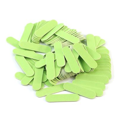 100PCS Mini Nail Files Bulk Nail Emery Boards Nail File Lot Disposable Nail Files Buffers Nail File for Natural Nails Home Salon Use