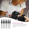 FRCOLOR Pcs Cuticle Remover Dead Skin Fork Dead Skin Cuticle Pusher Nail Tool Nail File Buffer view 4