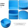 FRCOLOR Silicone Wax Warmer Liner Non-stick Wax Melt Pot Reusable Bowl for Home and Salon Use Replacement view 3