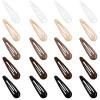 GKETN Snap Hair Clips for Women Water Drop Non Slip Hair Barrettes Heavy Coated Metal Hair Clips Accessory Mixed Color 20 PCS 1.89" view 1