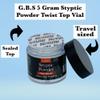 G.B.S Styptic Powder Jars for Shaving Nicks, Razor Cuts, Canker Sore (5gm Each) (9), White view 2