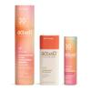 Bundle of ATTITUDE Oceanly Tinted Shimmer Face Cream Stick with SPF 30, EWG Verified, Universal Tint, 1 Oz + Lightweight Blush Stick, Corail, 0.3 Oz + Tinted Lip Balm with SPF 30, Terracotta, 0.3 Oz view 1