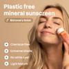 Bundle of ATTITUDE Oceanly Tinted Shimmer Face Cream Stick with SPF 30, EWG Verified, Universal Tint, 1 Oz + Lightweight Blush Stick, Corail, 0.3 Oz + Tinted Lip Balm with SPF 30, Terracotta, 0.3 Oz view 2