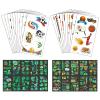 40 Sheets (300 Styles) Luminous Sports Temporary Tattoos for Kids Boy, Soccer Basketball Baseball Football Tattoo Stickers Bulk for Party Favor, Gifts for Sports Goodie Bag Stuffers view 2