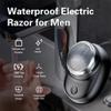 Mini Portable Men's Electric Razor - Rotary Replacement, USB Rechargeable, Wet & Dry, Waterproof for Home, Car, Office view 2