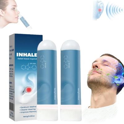 Earscalm Nasal Aspiration, Techsilen for Tinnitus, Techsilen Tinnitus Inhaler, Echo Ease Tinnitus Inhaler, Tinnitus Inhaler Relief for Ringing Ears (2pcs)