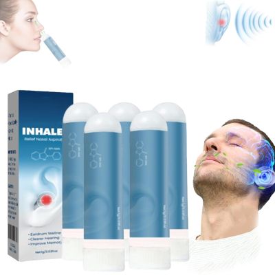 Earscalm Nasal Aspiration, Techsilen for Tinnitus, Techsilen Tinnitus Inhaler, Echo Ease Tinnitus Inhaler, Tinnitus Inhaler Relief for Ringing Ears (5pcs)