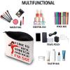 G2TUP TV Show Inspired Gift I Like To Kick I'm 50 Makeup Bag Fun Skit Lover Cosmetic Bag TV Show Characters Fans Gift (I Like To Kick I'm 50 MB) view 4
