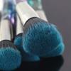 Brush set make up,Makeup Brushes, 10PCs Professional Cosmetic Brush Set Special Shiny Foundation Face Powder Brush Eyeshadows Blending Blush Brushes(Color:Blue) view 4