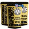 Coach Soak Recovery Bath Soak - Alternative to Epsom Salt Bath Soak - Fast-Absorbing Pure Magnesium Flakes with 21 Minerals, Bath Salts & Essential Oils - 9 lb (Pack of 3) view 1