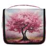 YPPAHHHH Hanging Travel Toiletry Bag for Women Men, Abstract Cherry Blossom Tree Portable Cosmetic Bag Art Floral Tree Makeup Bag with Hook Waterproof Organizer Pouch Accessories view 1