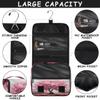YPPAHHHH Hanging Travel Toiletry Bag for Women Men, Abstract Cherry Blossom Tree Portable Cosmetic Bag Art Floral Tree Makeup Bag with Hook Waterproof Organizer Pouch Accessories view 4