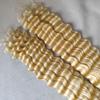 RHEANNA 613 Bulk Human Hair For Braiding Honey Blonde Deep Wave Double Drawn Bulk Human Hair Extensions Bundles No Weft For Boho Braids 20 inch view 4