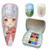 16 colours Narina The Artist Palette x MPA with mixing pad, 2 mini palettes, 24 grids for Nail Art, Solid colour 5g each High Pigment & Coverage. view 1