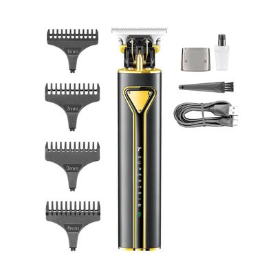 Hair Clippers for Men, Hair Trimmer Professional Hair Clipper Two-Speed Adjustment Beard Trimmer Cordless Electric Hair Trimmer for Men(Color:Gold)