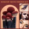 ZAMEL 26Pcs Black labeled Makeup Brushes Set Professional,Full Face ULTRA SOFT Hair Makeup Brush Set Contains large powder Foundation Ultimate Blending Make up Brush set Blush Concealers Eyeshadow view 3