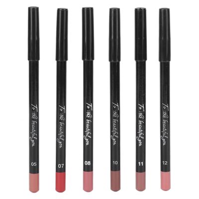 GOTOTOP Glide Lip Liner, Lip Liner Set for 6 Pieces, and Long Lasting Lipstick Suitable for Many, Lip Modeling (Set 03)