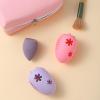 GMBYLBY Makeup Sponge Holder Beauty Sponges Case For Travel Make-up Face Blender Silicone Container Carrying Case Holder Organizer Silicone Holder Set Beauty Case view 4