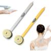 2024 Newest Body Scrubbers for Use in Shower, Long Handled Scrub Brush for Shower, Skin Scrubber/Long Handle Bath Massage Cleaning Brush with Soap Dispenser for Women Men (1PC Yellow +1PC Blue) view 1