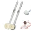 2024 Newest Bath Back Brush Long Handle for Shower, Massage Shower Cleaning Brush/Skin Scrubber/Dry Body Bursh for Cleaning with Soap Dispenser for Men Women (2PCS Blue) view 1
