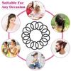 10Pcs Black Hair Ties, Rubber Bands for Hair, Elastic Hair Ties No Damage, Small Hair Bands for Thick Ponytail Women, Hair Accessories, Comforts No Slippage Suitable Elastics and Ties view 2