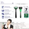 GMBYLBY Multi Head Shaving Kit With 7 Interchangeable Options And Anti Slip Rubber Grip Improve Your Grooming Routine And Business Use view 2