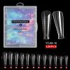 Clear Dual-Nail Forms Full Cover False Nail Tips Forms Nail Extension Tips Nail Mold Tips Nails Extension Forms Forms Clear Dual-nail Forms Full Cover Fasle Nail Tips With Scale view 4