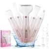 Electric Razors Shavers for Women, Bikini Trimmer 5 in 1 Lady Electric Shaver Razor Wet/Dry Face Razors for Face Nose Eyebrow Arms Armpit Legs Pubic Hair Area Painless Facial Hair Removal for Women view 1