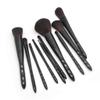 IBDRYKK Cosmetic Makeup Brow Cheek Eyeshadow Brush Set Tool Eyeliner Powder 10Pcs Brush, Black view 3