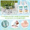 Dansib 12 Pcs Mini Aloe Vera Gel Bulk for Christmas Wedding Party 1oz Soothing Moisture Aloe Gel Bulk Travel Size for Thank You Gifts Christmas Favors Wedding Party (Beach) view 4