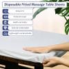 Tvvcalk 50PCS Disposable Fitted Massage Table Sheets, Heavy Duty Elastic Disposable Bed Cover, Breathable Disposable Fitted Sheets for Spa White Non Woven Fabric 36 x 85 Inch view 4