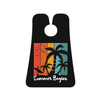 ZKLCRYTR Summer Begins Men's Beard Bib Apron Waterproof Smooth Surface Beard Apron Durable Foldable Beard Hair Men's Gift