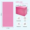 100Pcs Disposable Massage Table Sheets 31" x 71" Non-Woven Fabric Disposable Bed Sheets SPA Bed Cover Breathable Oil-Waterproof Sheets for Travel Spa Tatto Hotel Salon (Pink) view 3