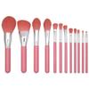 12 New Light Blue And Pink Handle Makeup Brushes, Foundation Eye Shadow Brushes, Beauty Tools Set(Color:12 pink+brush packs) view 3