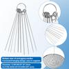 30pcs Shower Head Cleaner Tools, Shower Head Cleaning Brushes Multi-Sized Shower Head Cleaner Picks for Small Hole Anti-Clogging Cleaning Brush for Gap Nozzle Slot (Blue) view 4