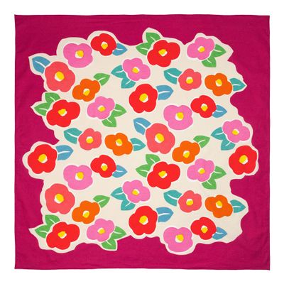 ASOBI-GOKORO AOC-2202 Tsubaki Bordeaux Organic Cotton Bathtuber, 39.4 inches (100 cm)