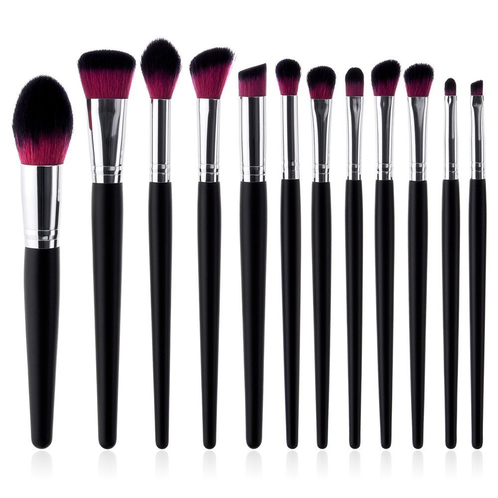12Pcs Set Eyeliner Makeup Eyeshadow Brush Lip Powder Tool Foundation Brushes Brush Star Make up Alien